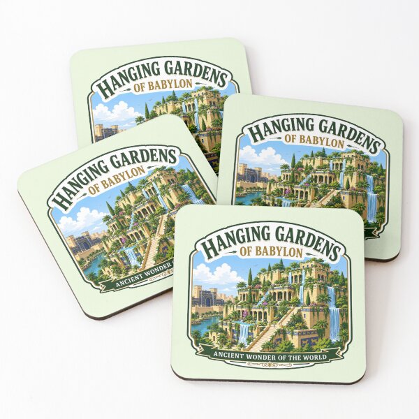 Item preview, Hanging Gardens of Babylon Ancient Wonder designed and sold by Myra365Art.