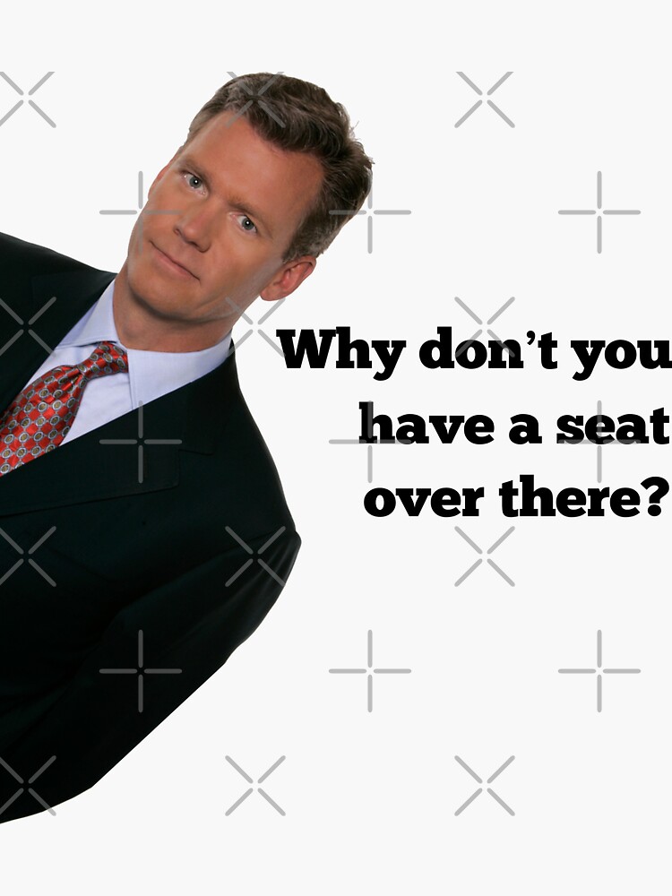 “Chris Hansen” Sticker for Sale by Sketchfiles | Redbubble