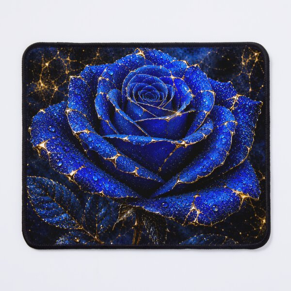 Item preview, Kintsugi - Rose of Sapphire and Gold designed and sold by LegademaArt.