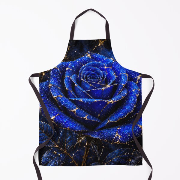 Item preview, Kintsugi - Rose of Sapphire and Gold designed and sold by LegademaArt.