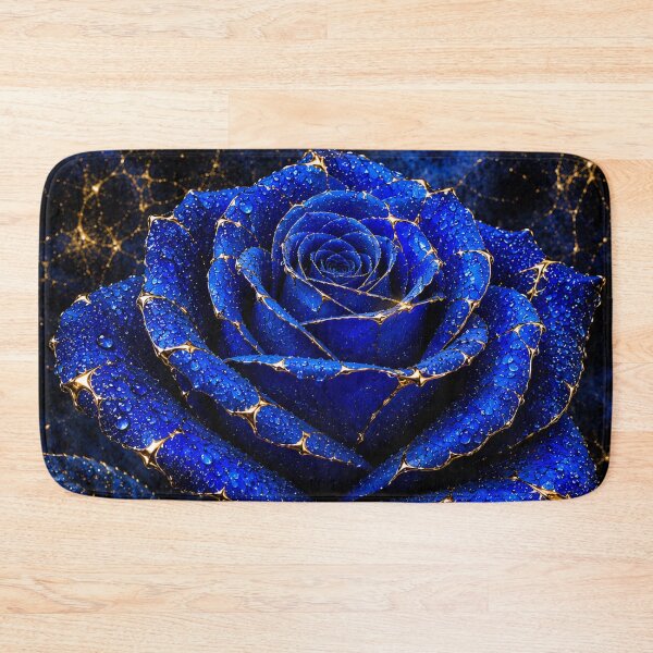 Item preview, Kintsugi - Rose of Sapphire and Gold designed and sold by LegademaArt.