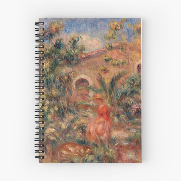 Item preview, Woman in Red Sunlit Garden designed and sold by artofuniverse.