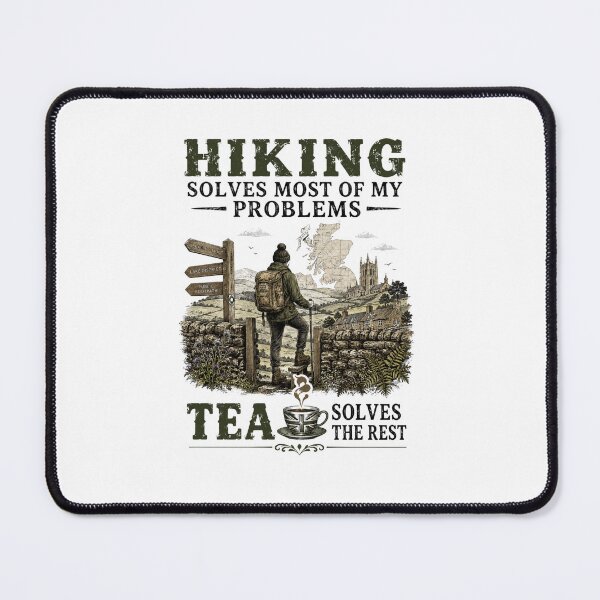 Item preview, Hiking and tea designed and sold by Hadderstyle.