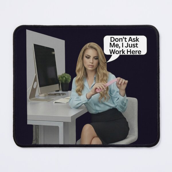 Item preview, Sassy "I Just Work Here" Office Graphic designed and sold by PRINTSCHARMINGM.