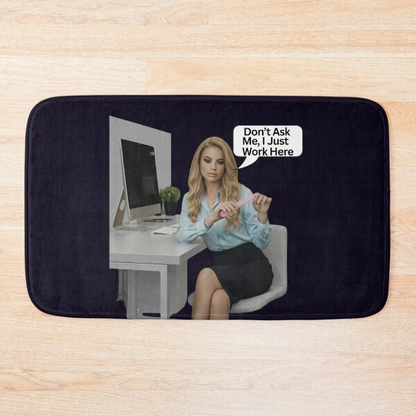 Item preview, Sassy "I Just Work Here" Office Graphic designed and sold by PRINTSCHARMINGM.
