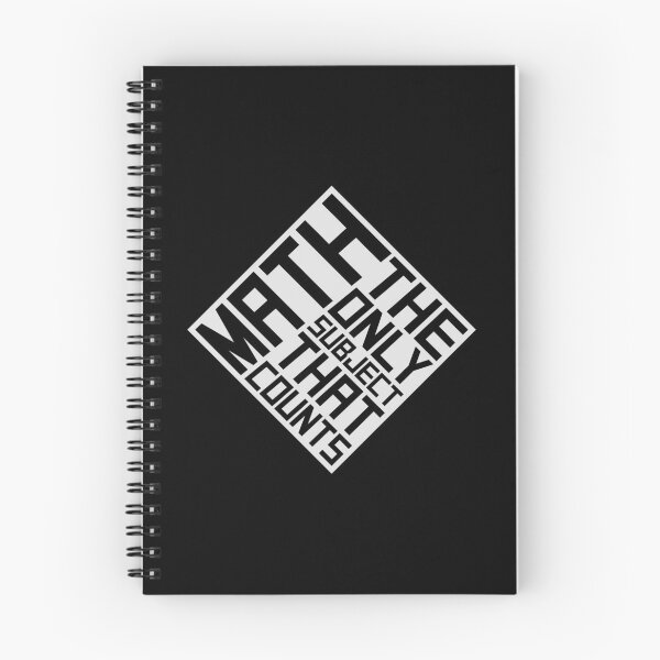 Item preview, Math The Only Subject That Counts Funny Nerd Pun Quote designed and sold by shirt-o-mat.