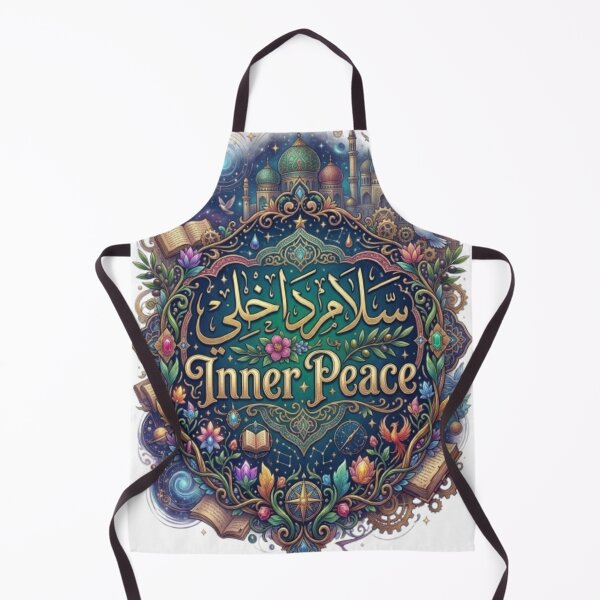 Item preview, Inner Peace Arabic Calligraphy - Premium Bilingual Mandala Art designed and sold by MemoMetaverse.