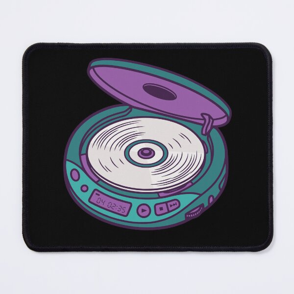 Item preview, Portable CD Player Vintage Comic Vector For Nineties Music Lovers designed and sold by roarsomethings.