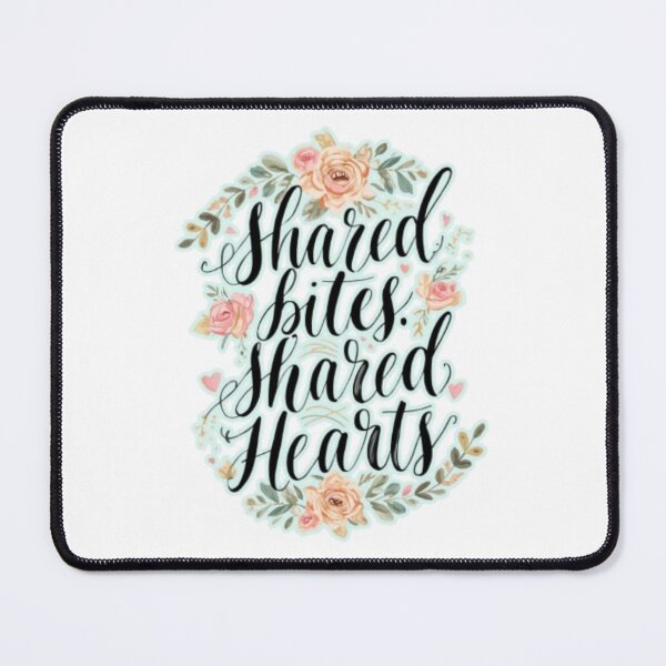 Item preview, Shared Bites Shared Hearts Elegant Watercolor Bouquet Design designed and sold by Miheerala.