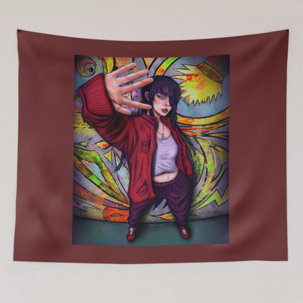 Item preview, Beautiful girl with an explosive graffiti designed and sold by Witseart.