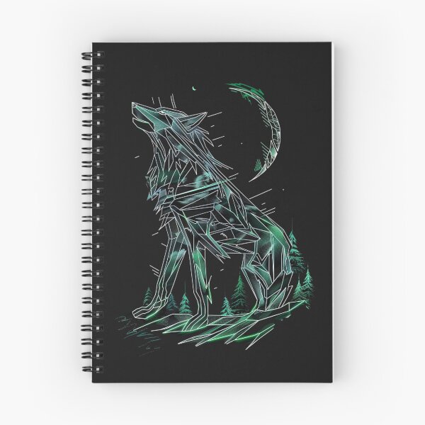 Item preview, running with wolves designed and sold by RetroWaveArtCo.
