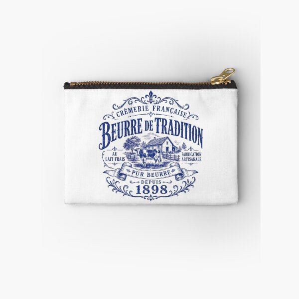 Item preview, Beurre de Tradition Vintage French Creamery Label | Rustic Butter Graphic designed and sold by newnomads-art.