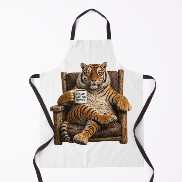 Item preview, My Farts Smell Like Flowers Tiger | Funny Coffee Tiger Humor designed and sold by HippyRikky.
