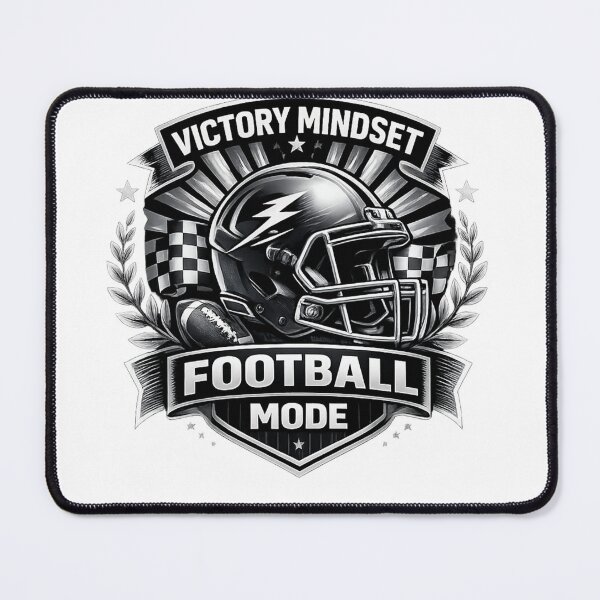 Item preview, Victory Mindset Football Mode – Motivational Sports Design designed and sold by EdgeSphere.