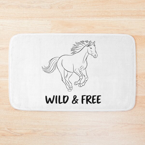 Item preview, Minimalist Horse Wild and Free Line Art designed and sold by Orviona.