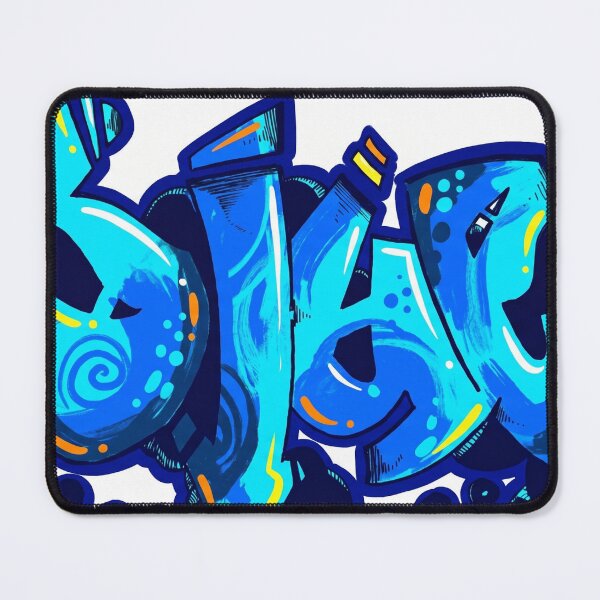 Item preview, BLUE Graffiti – Neon Urban Street Art designed and sold by NeonSpiritArt.
