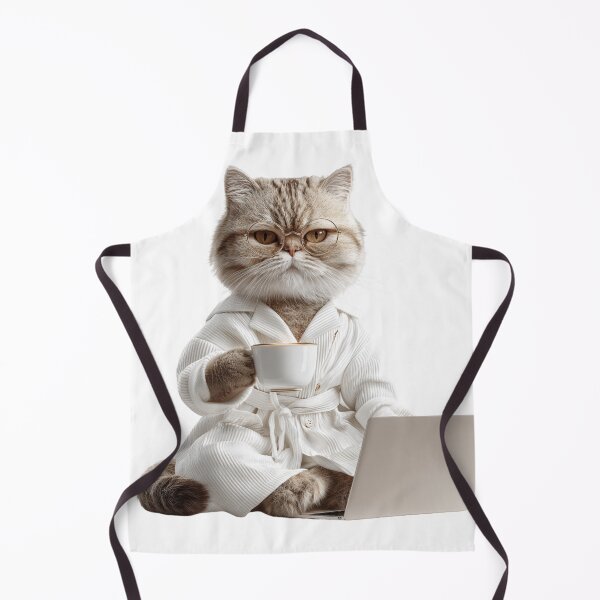 Item preview, Coffee Cat Working From Home designed and sold by LovePrintArt.