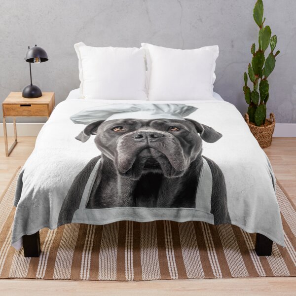Item preview, Funny Cane Corso Dog Chef Realistic Animal Cooking Humor Art designed and sold by LazyOwlStore.