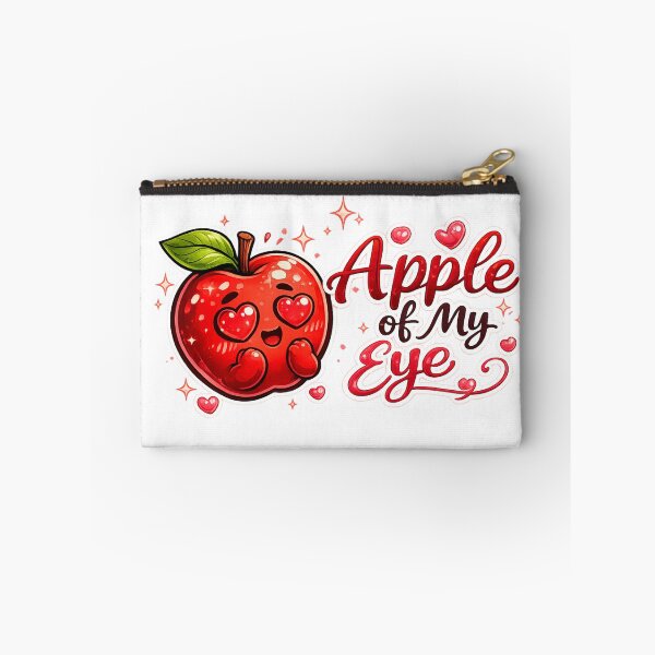 Item preview, Apple Of My Eye Cute Heart Eyes Apple Love Quote Design designed and sold by irfanshikh.