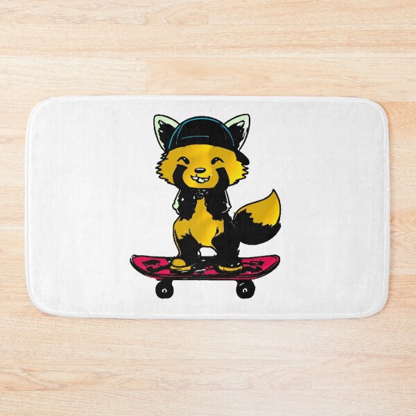 Item preview, Red Panda Skater Kawaii Cap Vest Animal designed and sold by AstronautMerch.