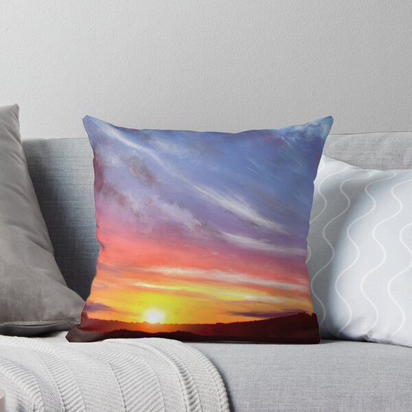 Item preview, Colorful painted sky sunset clouds designed and sold by Witseart.