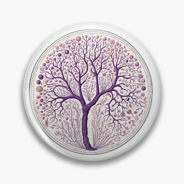 Item preview, Purple Botanical Tree of Life designed and sold by Bio Tech Art.