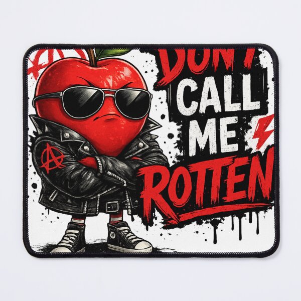 Item preview, Dont Call Me Rotten Funny Punk Apple Rebel Quote Design designed and sold by irfanshikh.