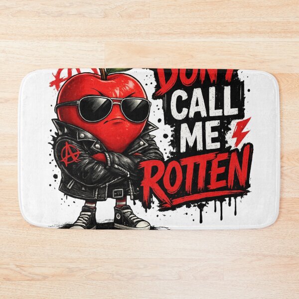 Item preview, Dont Call Me Rotten Funny Punk Apple Rebel Quote Design designed and sold by irfanshikh.