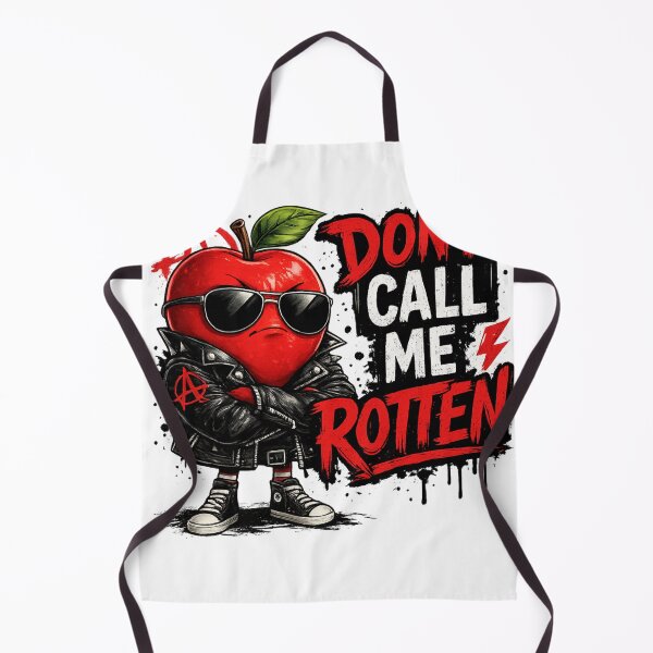 Item preview, Dont Call Me Rotten Funny Punk Apple Rebel Quote Design designed and sold by irfanshikh.