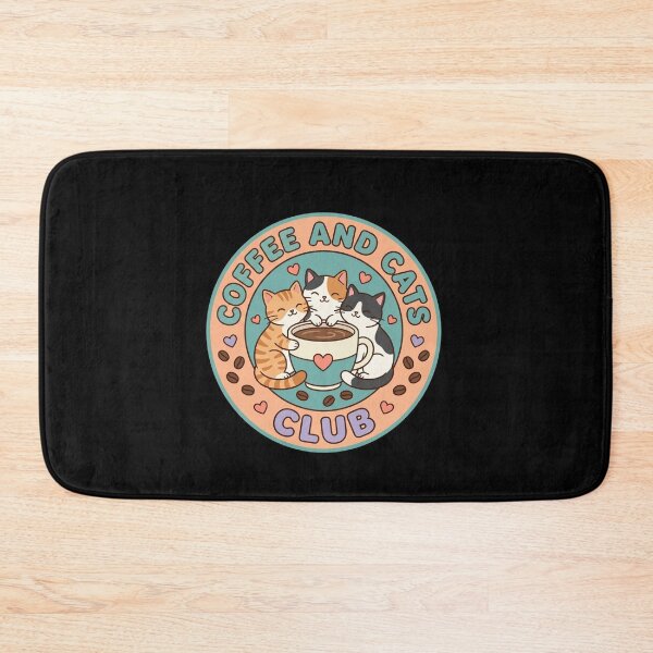 Item preview, Cozy Coffee Cats Club Trio Sticker  designed and sold by Sketchlegacy.
