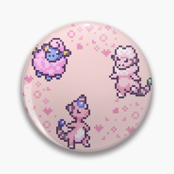 Item preview, mareep flaaffy & ampharos shiny variants designed and sold by juji316.
