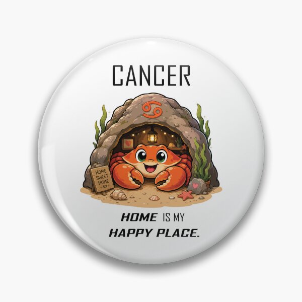 Item preview, Cancer - Home is my Happy Place designed and sold by Remake Design Lab.