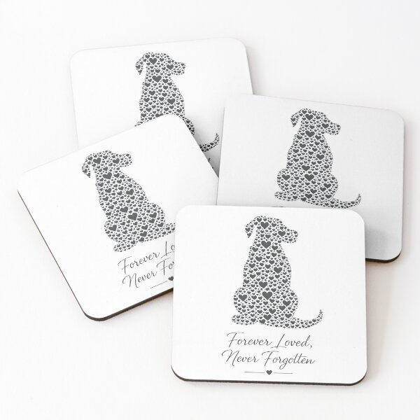 Item preview, Forever Loved Never Forgotten Dog Memorial Tribute designed and sold by Meandmyshop.