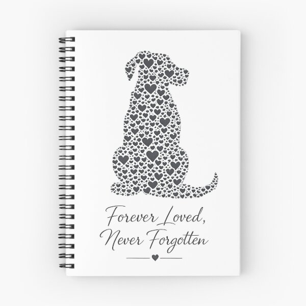 Item preview, Forever Loved Never Forgotten Dog Memorial Tribute designed and sold by Meandmyshop.