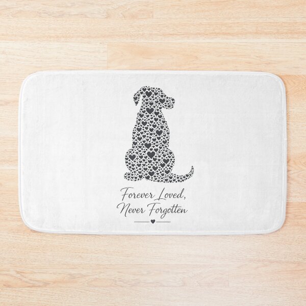 Item preview, Forever Loved Never Forgotten Dog Memorial Tribute designed and sold by Meandmyshop.