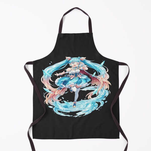 Item preview, Sky Precure Aqua Koi Water Heroine Anime Magical Girl designed and sold by POD DYNASTY | Original Print On Demand T-Shirt Graphics.