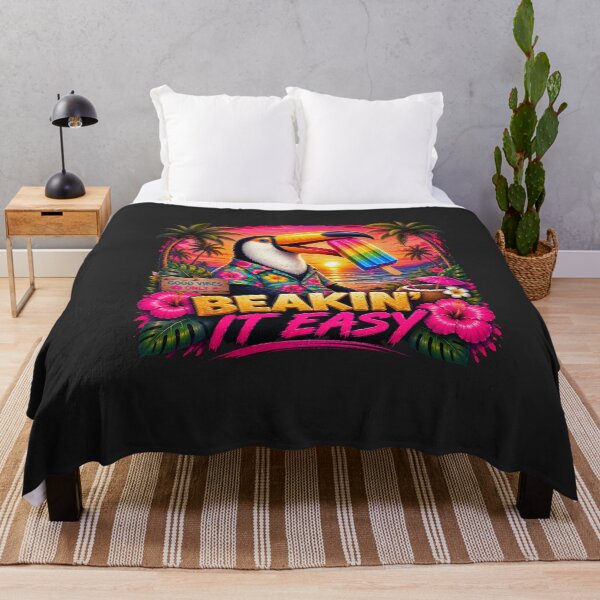 Item preview, Beakin' It Easy - Funny Toucan Beach Vacation Tropical Sunset T-Shirt designed and sold by Aimetoi.