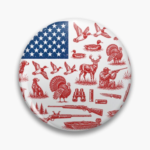 Item preview, USA Patriotic Retro Hunting Flag Design Trendy 250 Years USA Flag  designed and sold by SjoyStudio.