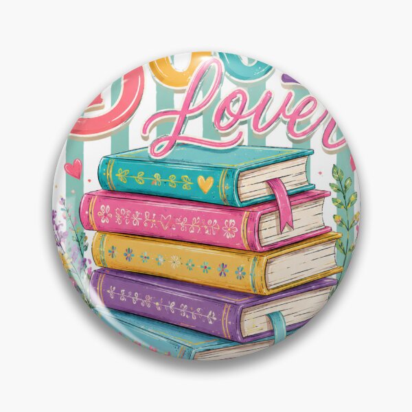 Item preview, Striped Book Lover Floral Wildflower Book Stack Art designed and sold by VGAfanatic.