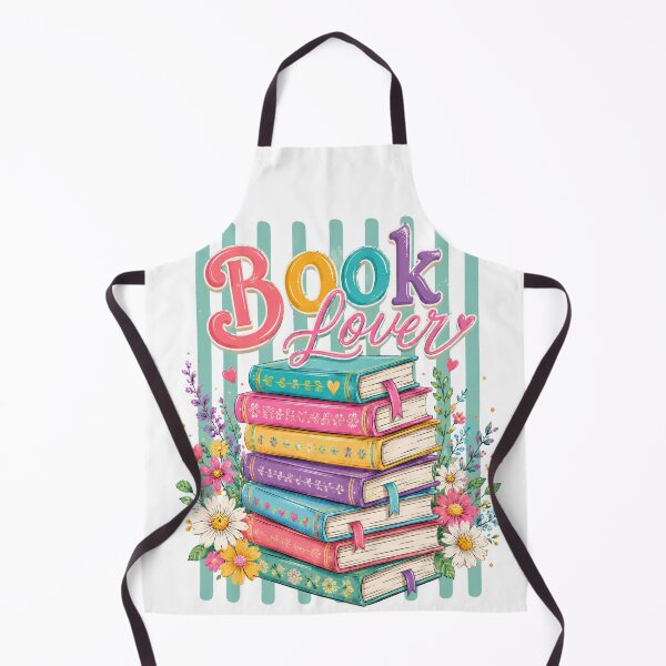 Item preview, Striped Book Lover Floral Wildflower Book Stack Art designed and sold by VGAfanatic.