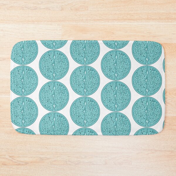 Item preview, Teal Botanical Cross Section Illustration designed and sold by Bio Tech Art.