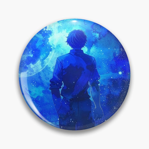 Item preview, Anime Boy Gazing at Giant Full Moon designed and sold by BetweenForms.