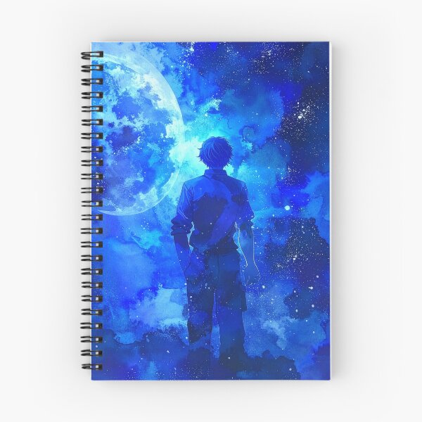 Item preview, Anime Boy Gazing at Giant Full Moon designed and sold by BetweenForms.