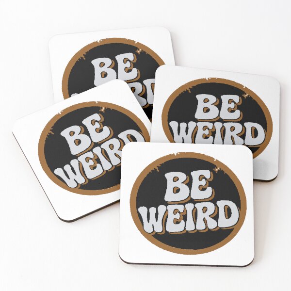 Item preview, Be Weird Typography Retro Vintage Phrase designed and sold by AstronautMerch.
