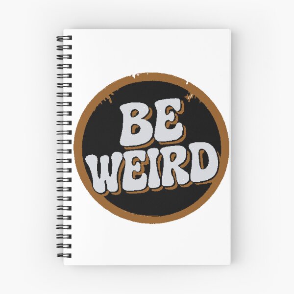 Item preview, Be Weird Typography Retro Vintage Phrase designed and sold by AstronautMerch.