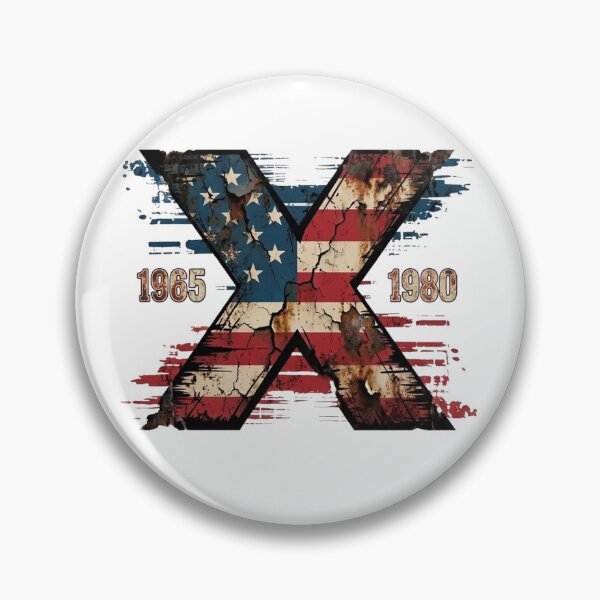 Item preview, Generation X Patriotic American Flag Distressed Design | 1965-1980 Gen X Pride designed and sold by Chelle's Custom Crafts.
