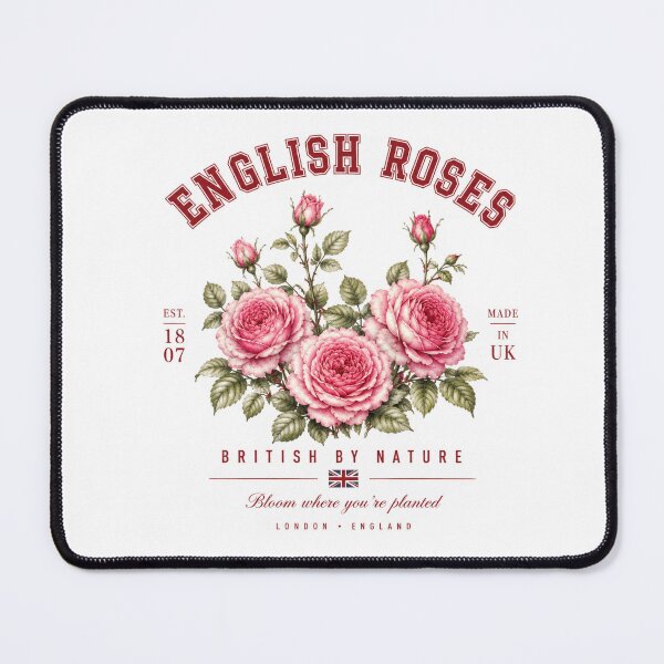 Item preview, English Roses – British By Nature Vintage Floral Design designed and sold by Blueberry-art23.