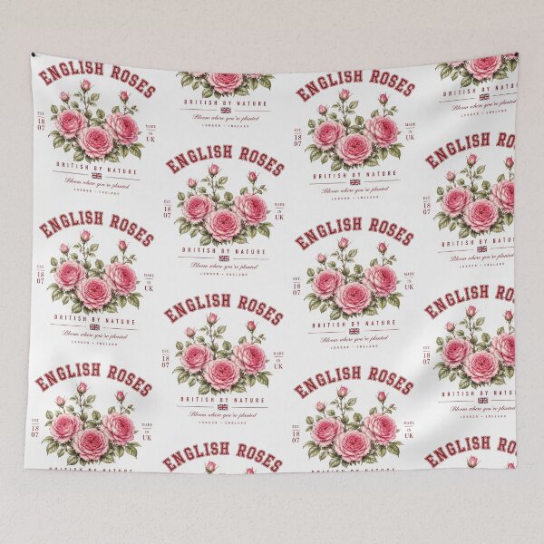 Item preview, English Roses – British By Nature Vintage Floral Design designed and sold by Blueberry-art23.
