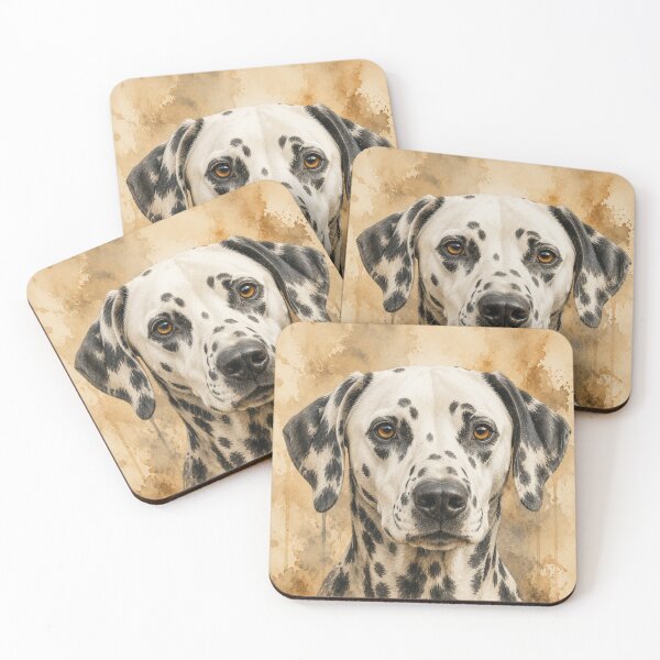 Item preview, Dalmatian Dog Portrait Art – Pet Lover Design designed and sold by OmikronStore.