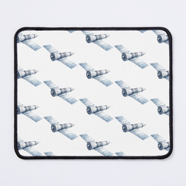 Item preview, Watercolor Satellite Space Illustration designed and sold by SpatialPost.